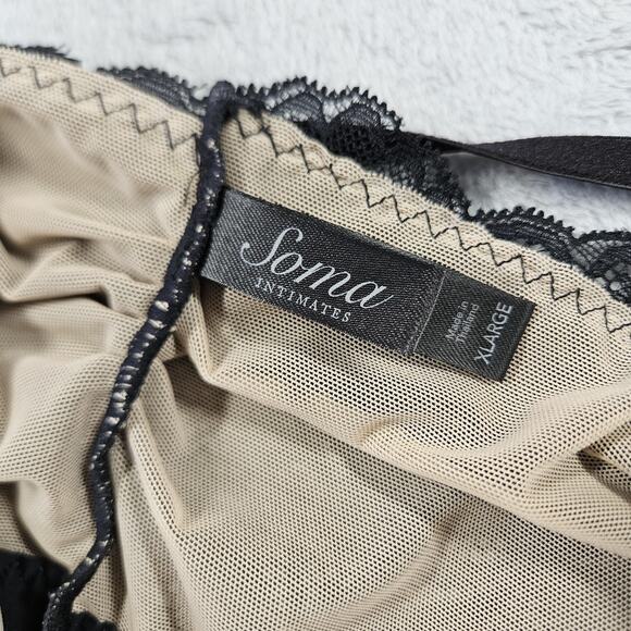 Soma Intimates Cami Womens XL Shapewear Lace Mesh Top Adjustable Straps Lingerie - Picture 9 of 14